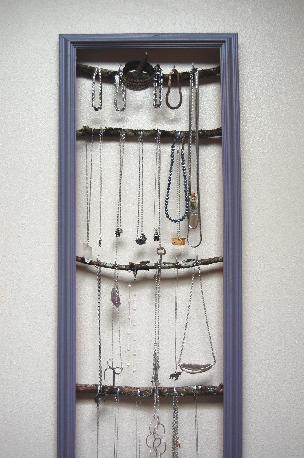 Woodworking wooden jewelry rack wall mount PDF Free Download