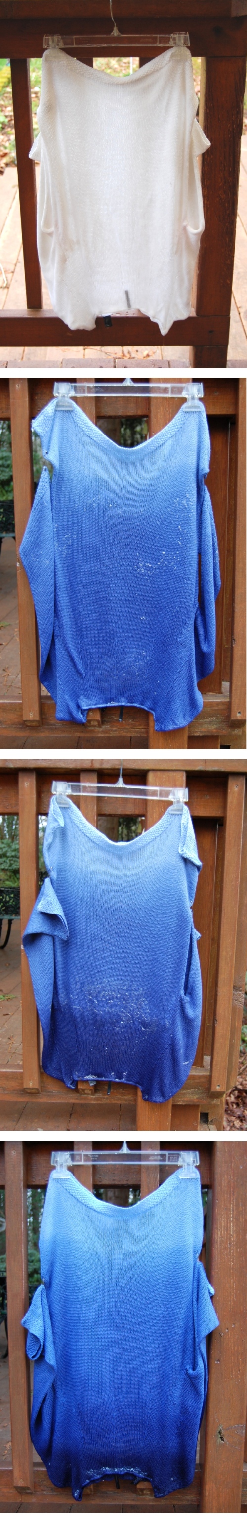 DIY Dip-Dye sweater tutorial